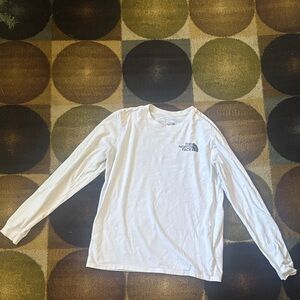 The North Face White Long Sleeve Tee